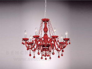 Люстра OR Illuminazione 454/8MC roso