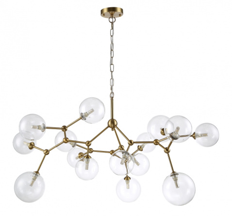 Люстра Crystal Lux MAXIMO SP9 BRONZE фото 2