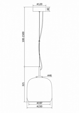 Подвесной светильник Madmen MOD128PL-L6AM фото 3